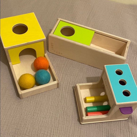 Colorful Wooden Sorting Toy Set